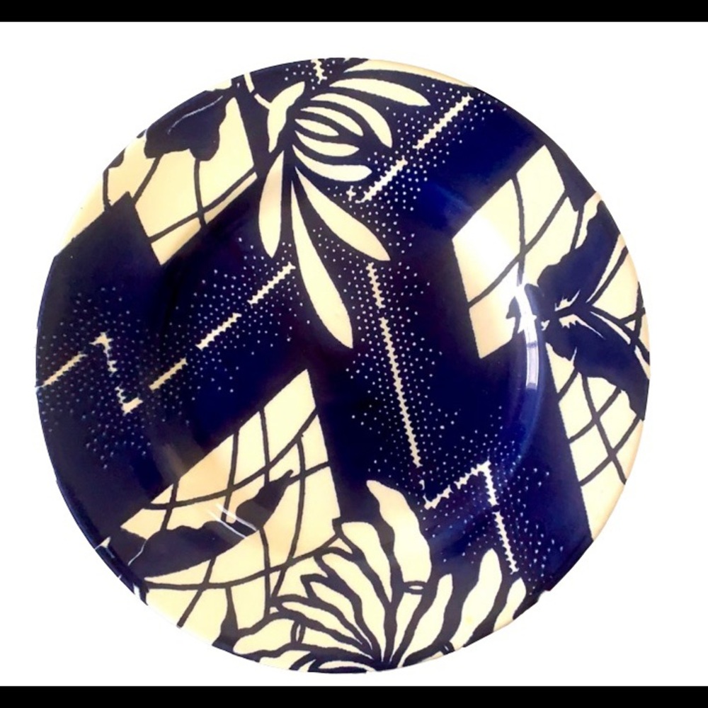 🔵VINTAGE Tiffany & Co. Blue•White “Butterfly” 🦋 Salad Plate